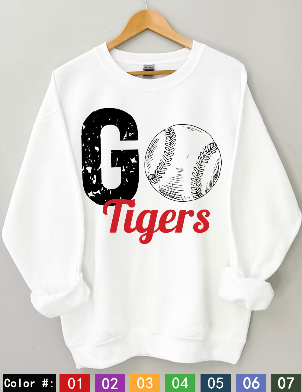 GO Baseball Team Custom Sweatshirt