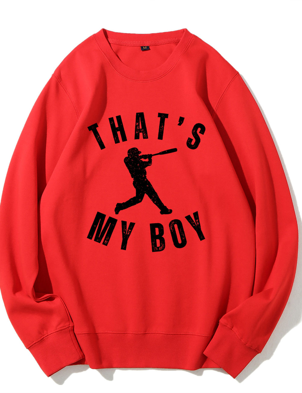 Custom That's My Boy Football Mom Sweatshirt