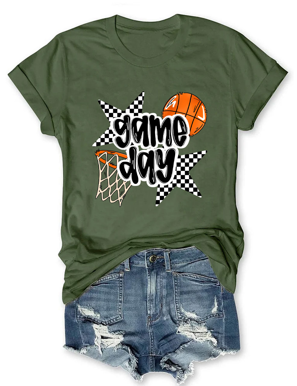Custom Basketball Game Day T-shirt