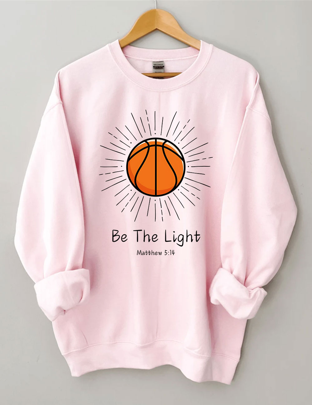 Be The Light Basketball Sweatshirt