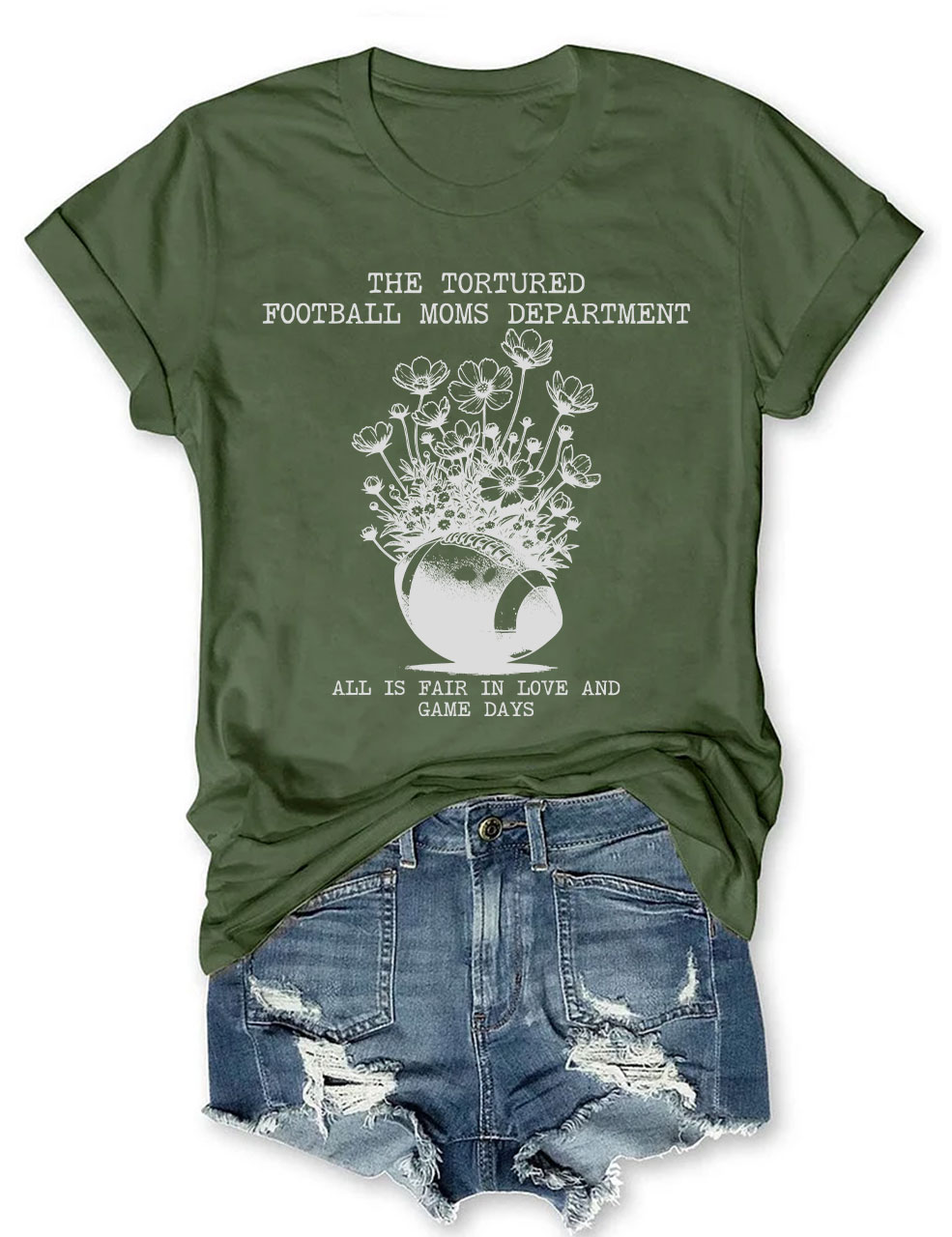 Tortured Football Moms Department T-shirt