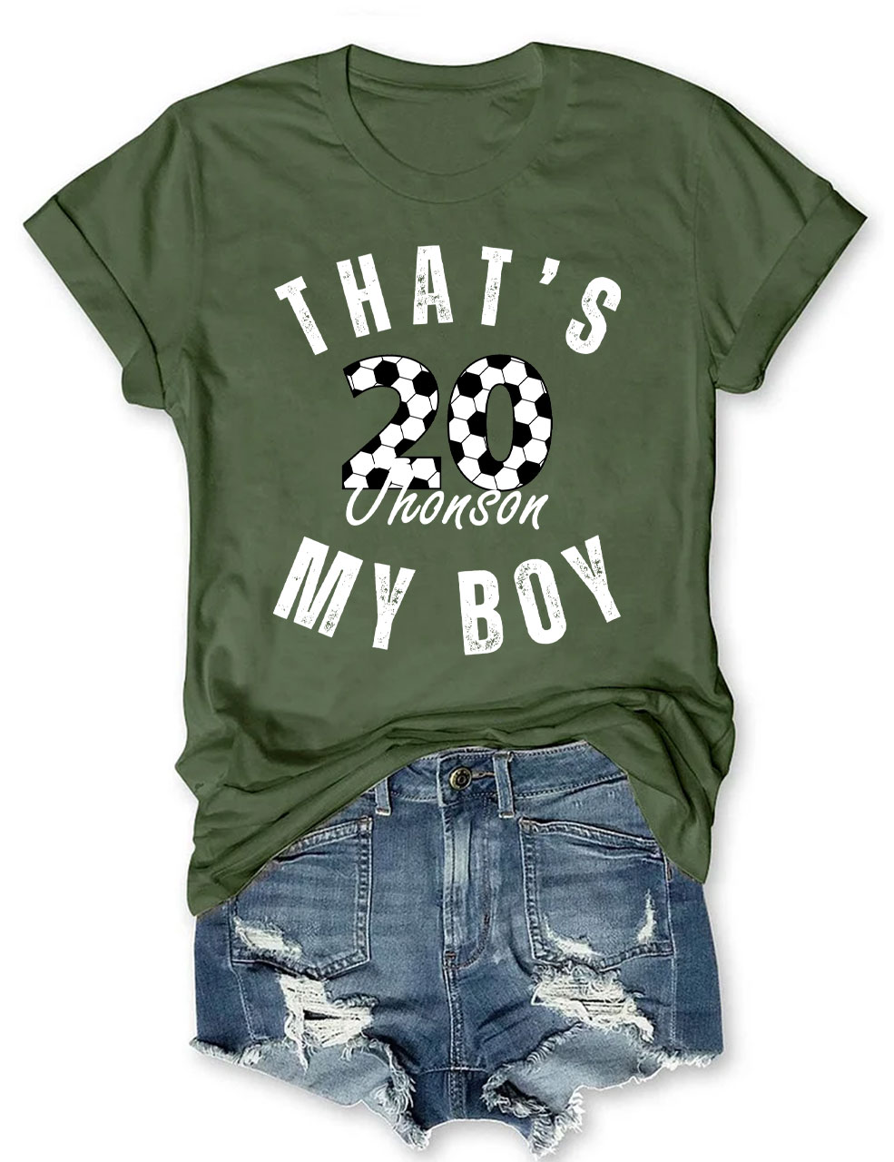 Custom That's My Boy Football T-shirt