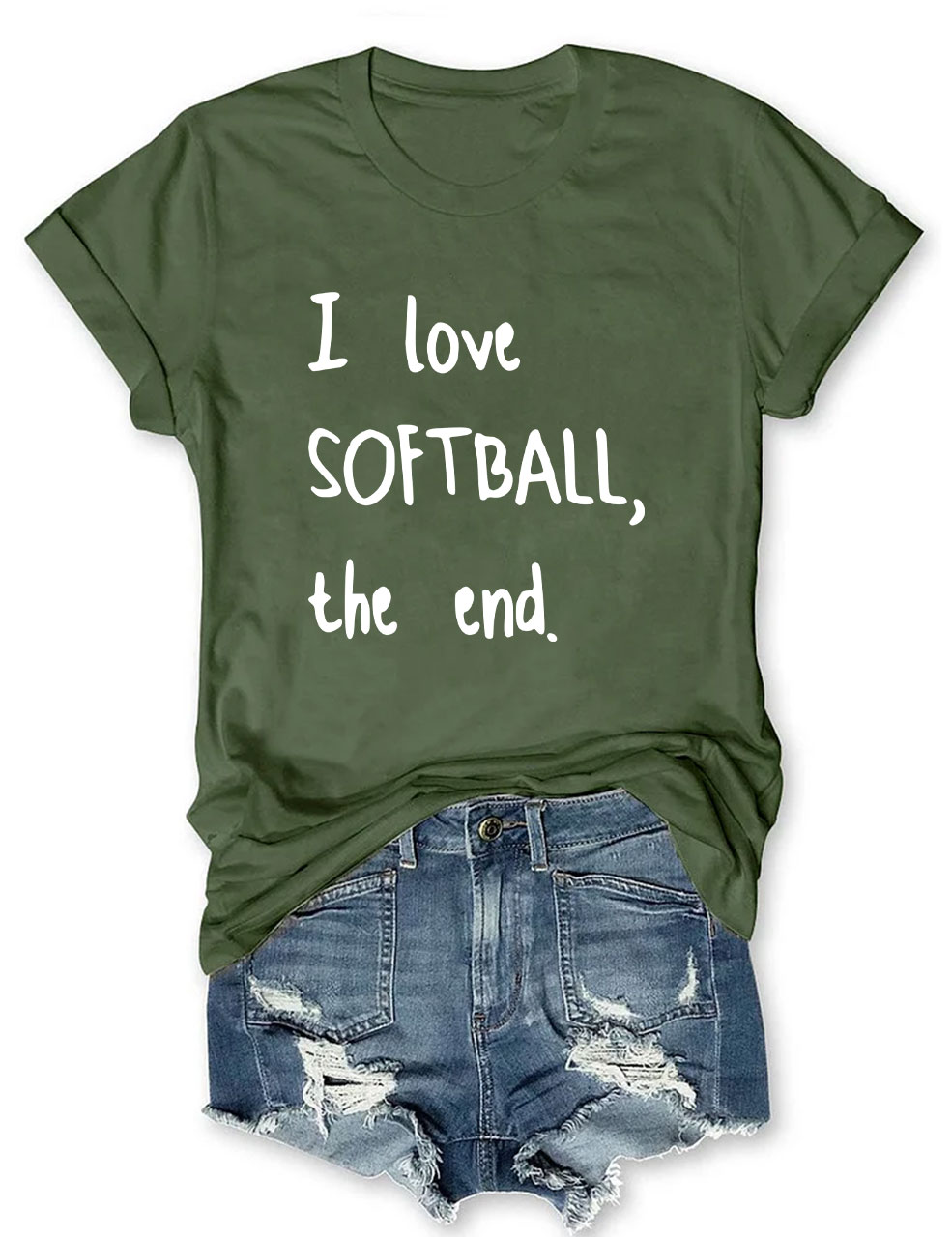 I Love Softball T-shirt