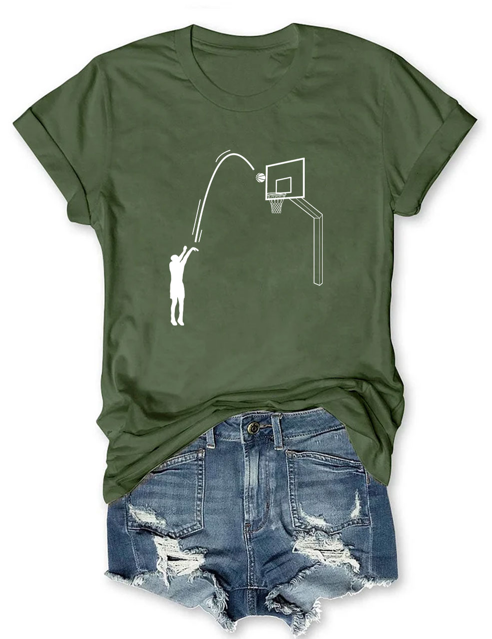 Basketball Jump Shot T-Shirt
