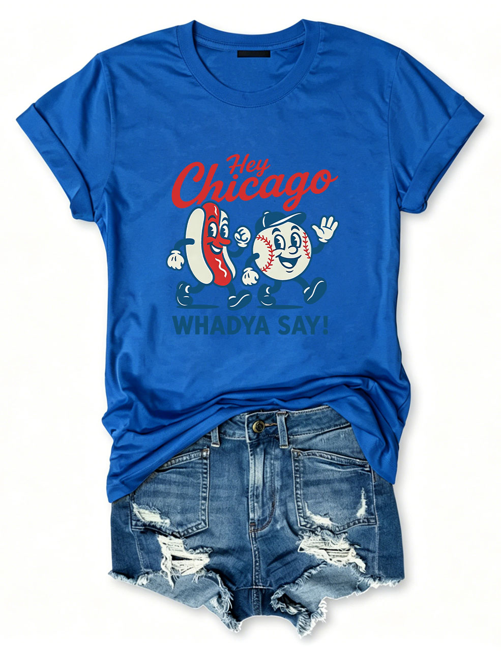 Hey Chicago Funny Baseball T-Shirt