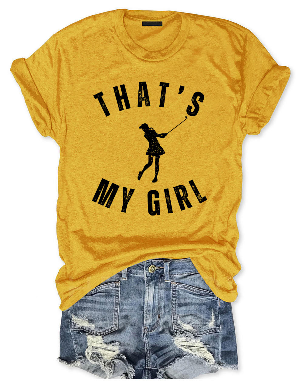 Custom That's My Girl Golf T-shirt