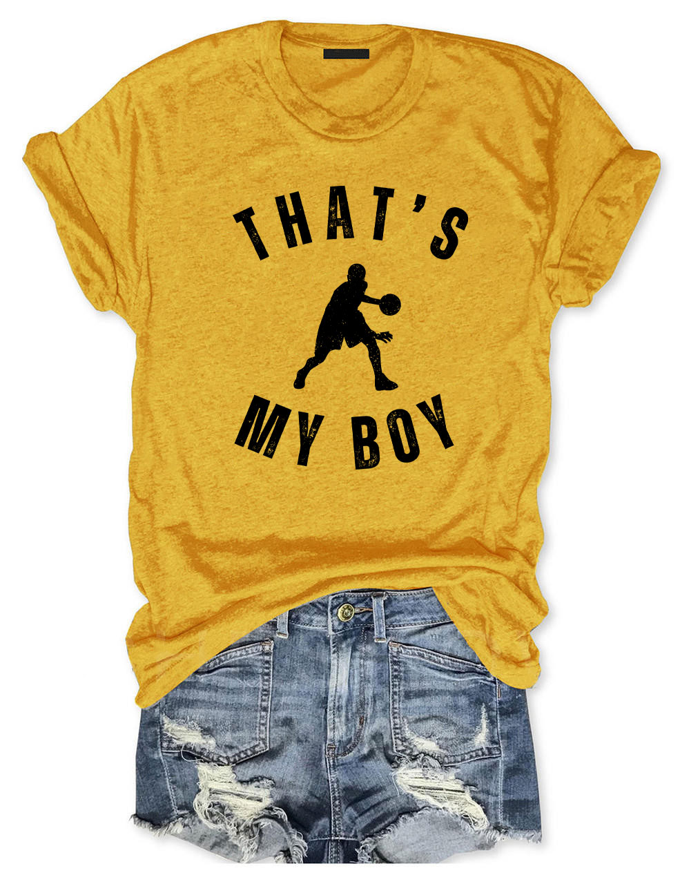 Custom That's My Boy Basketball Mom T-shirt