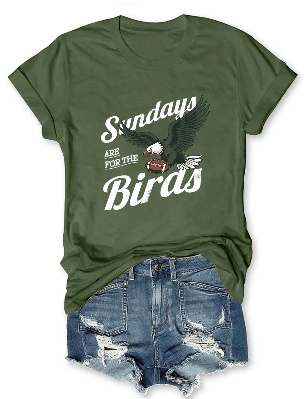 Sundays Are For The Birds Eagles Football T-Shirt