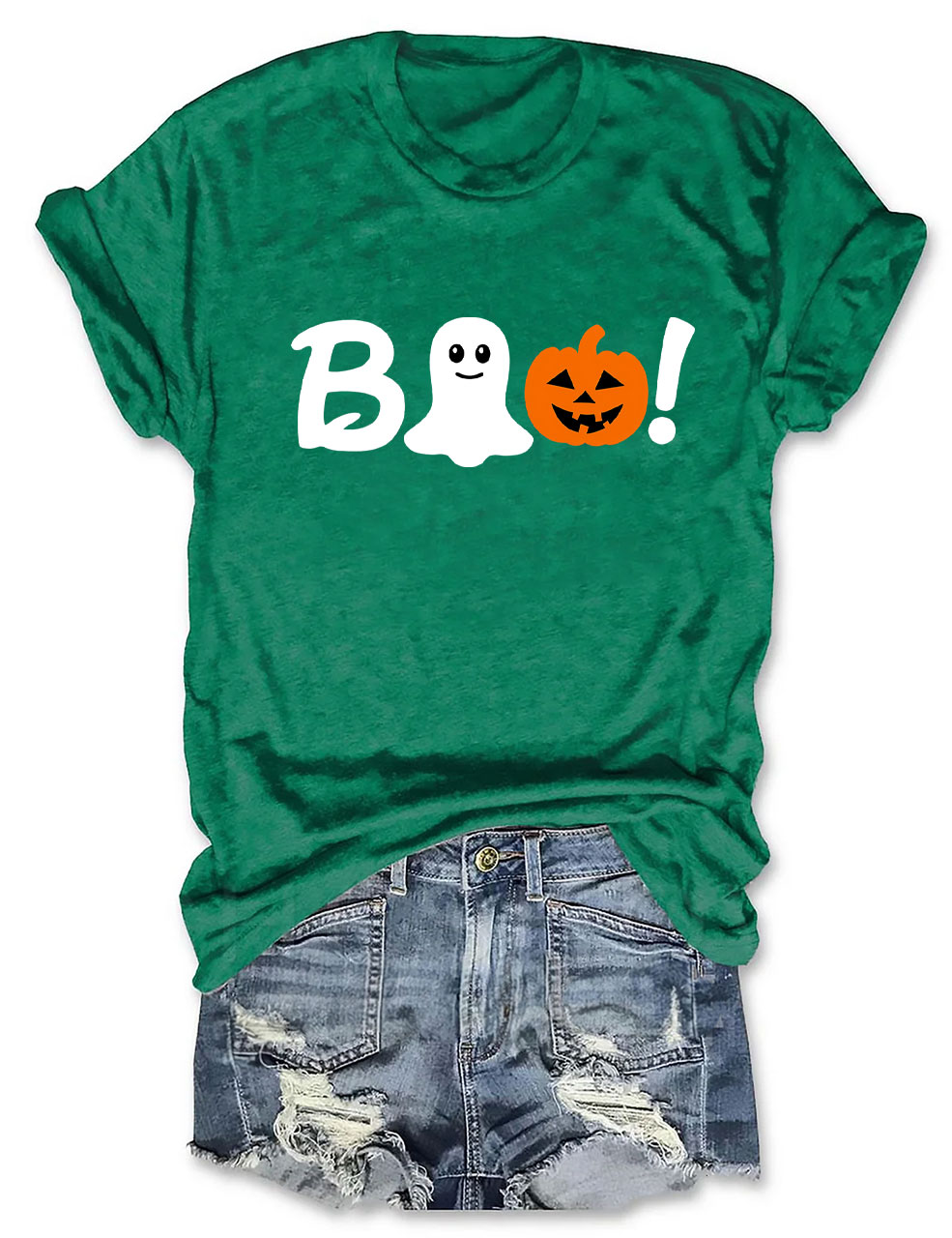 Boo Halloween Ghost Basketball T-shirt