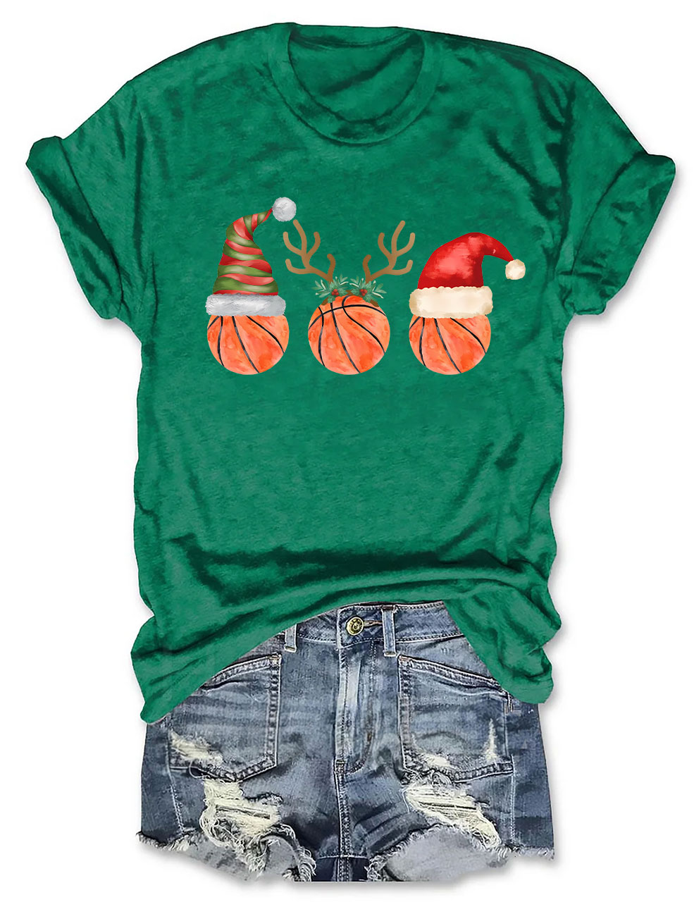 Christmas Basketball T-shirt