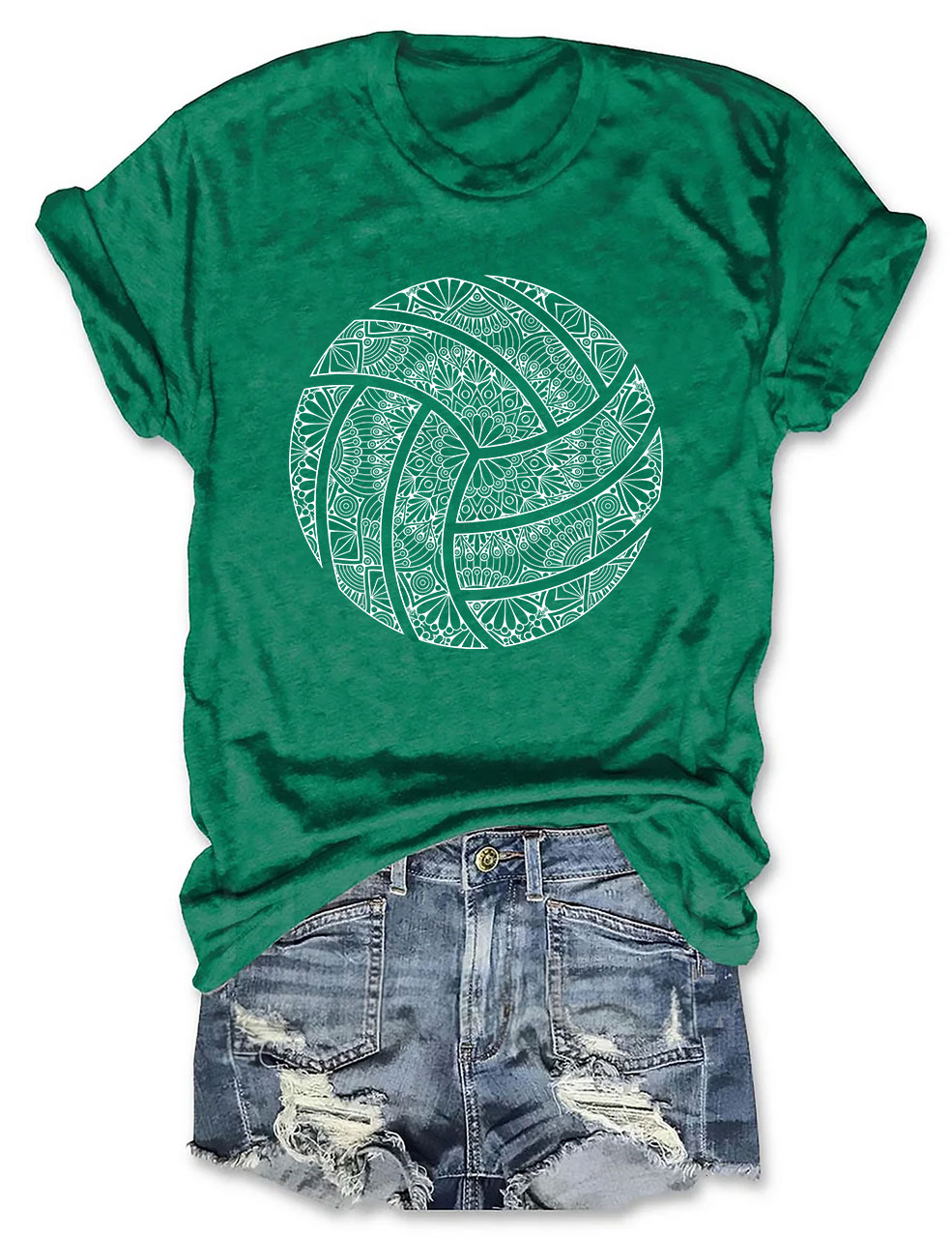 Volleyball Mandala T-shirt
