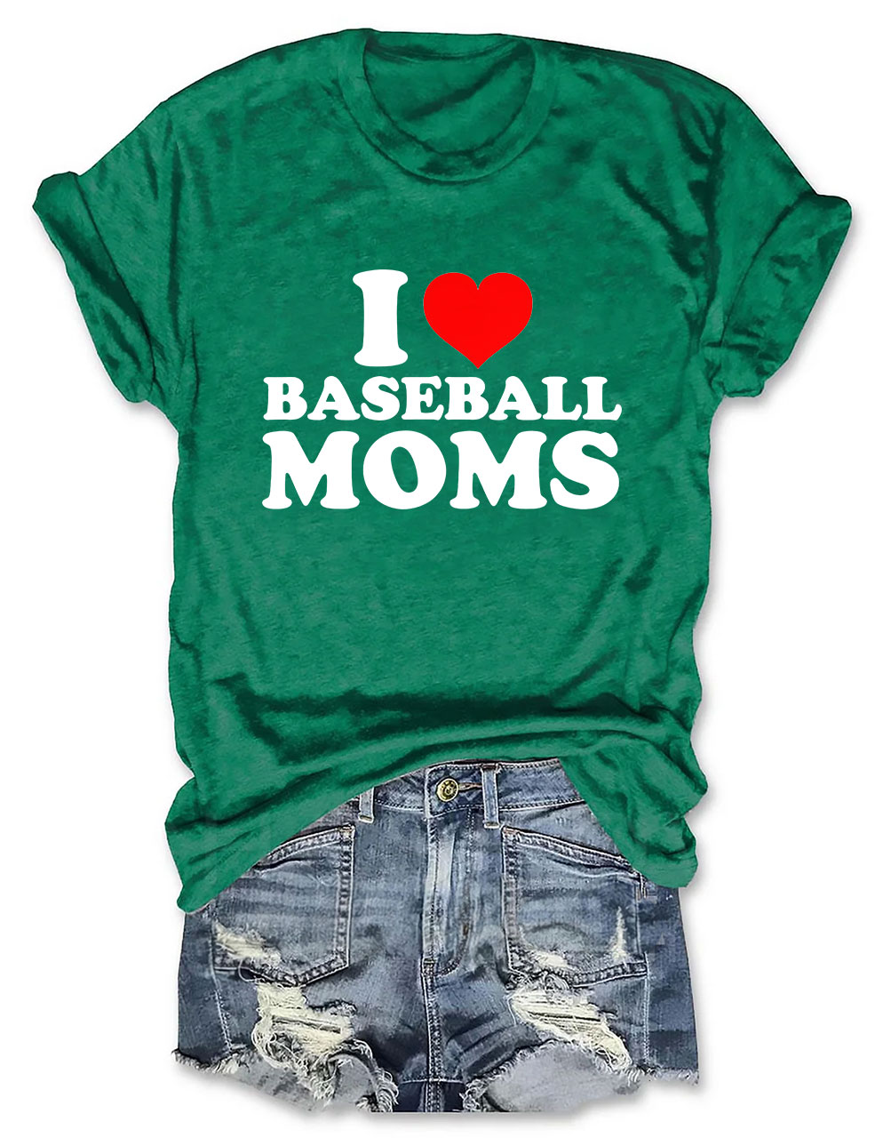 I Love Baseball Moms T-shirt