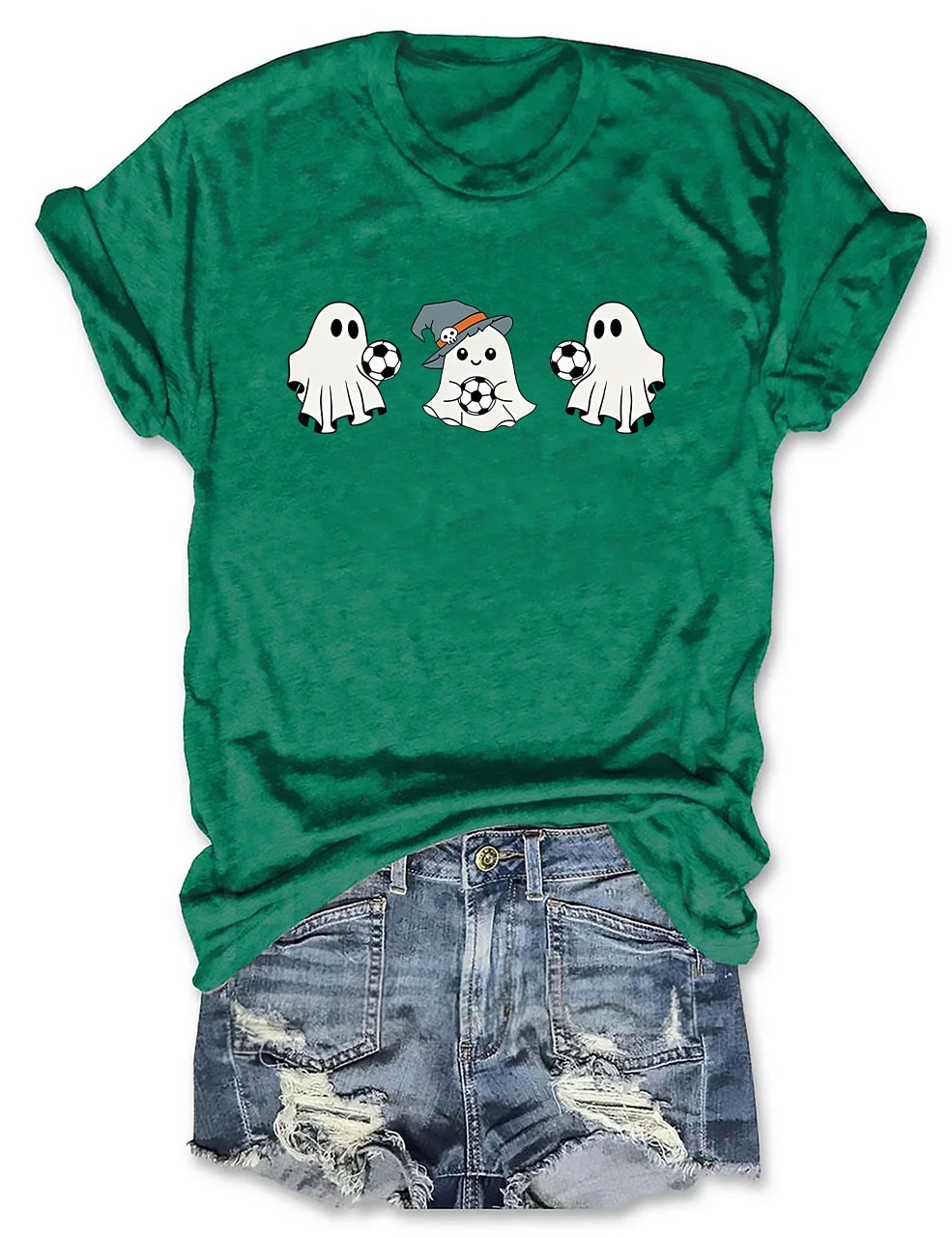 Soccer Ghost Funny T-Shirt