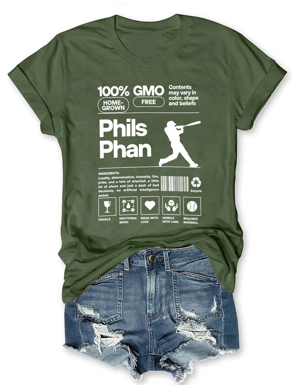 Phillies Phan Baseball T-Shirt