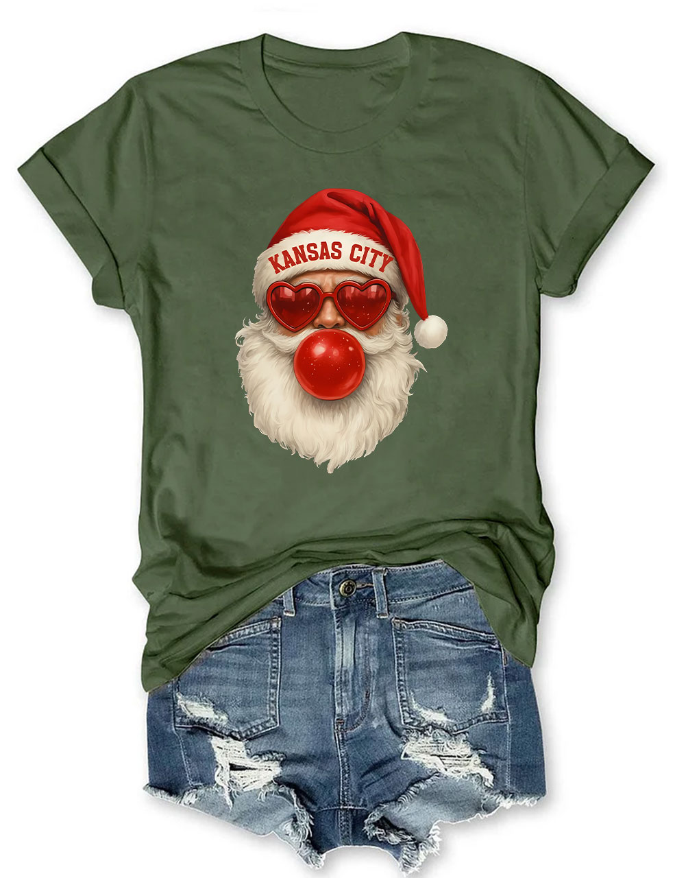 Kansas City Football Christmas T-Shirt