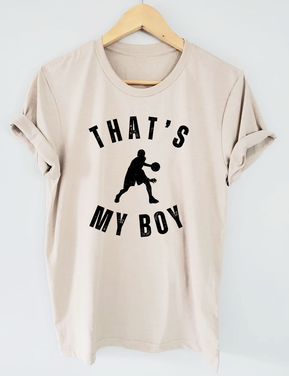 Custom That's My Boy Basketball Mom T-shirt