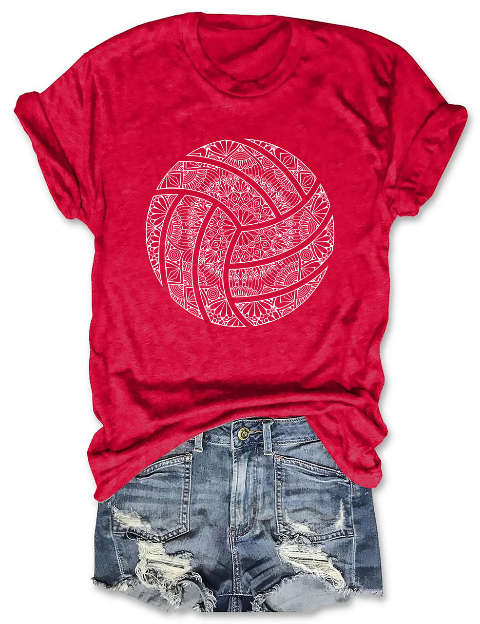 Volleyball Mandala T-shirt