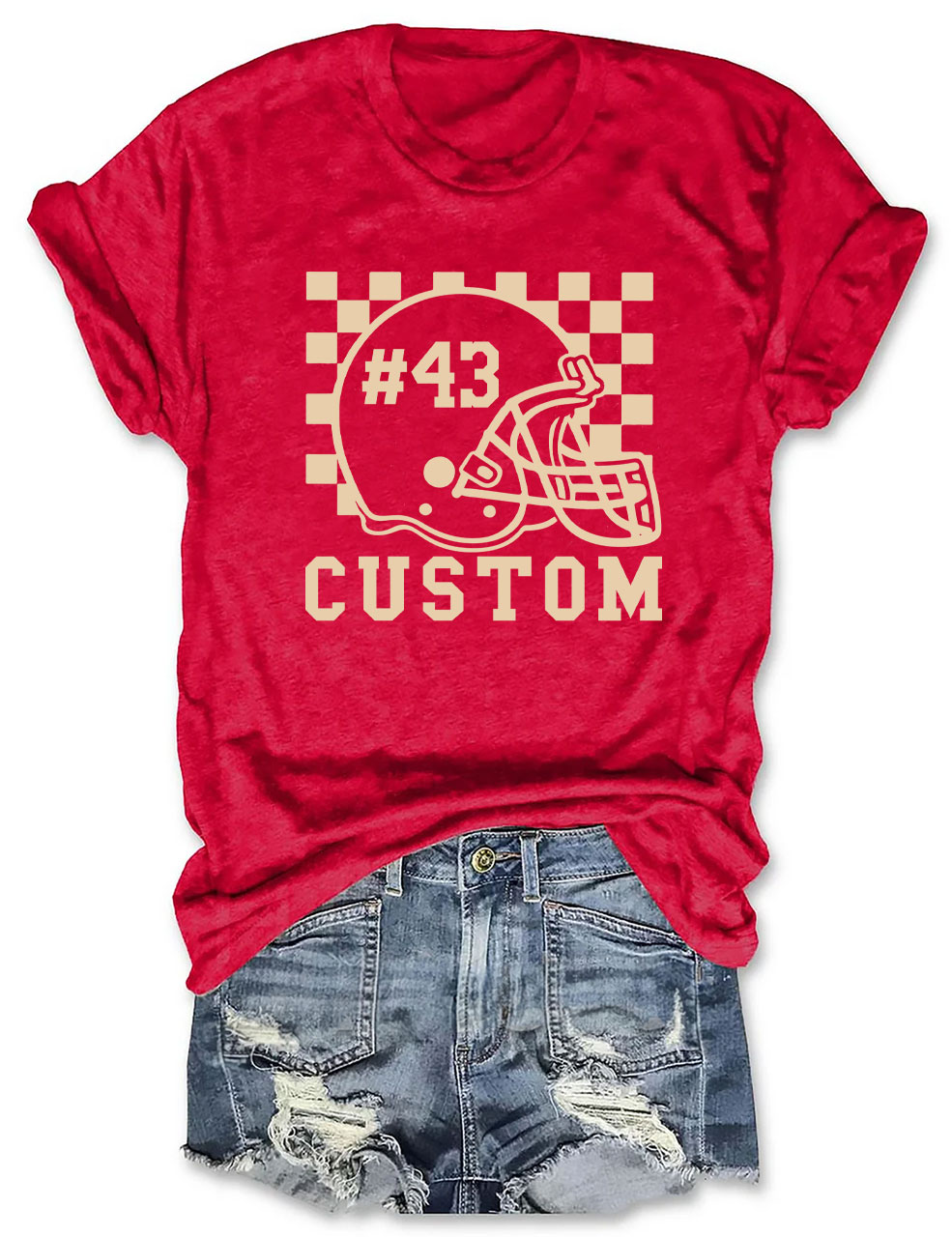 Custom Football T-shirt