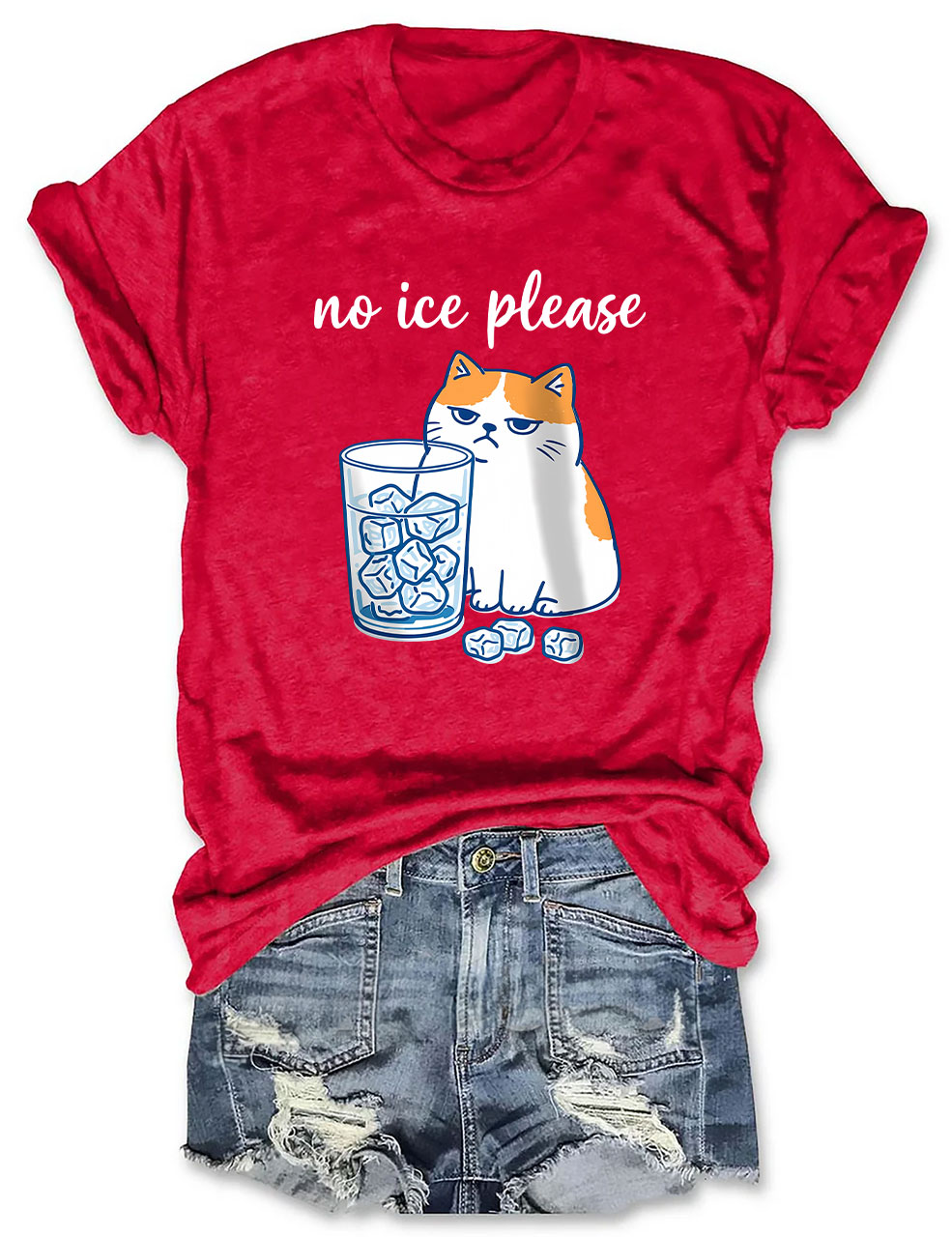 No ICE Please Cat Funny T-Shirt