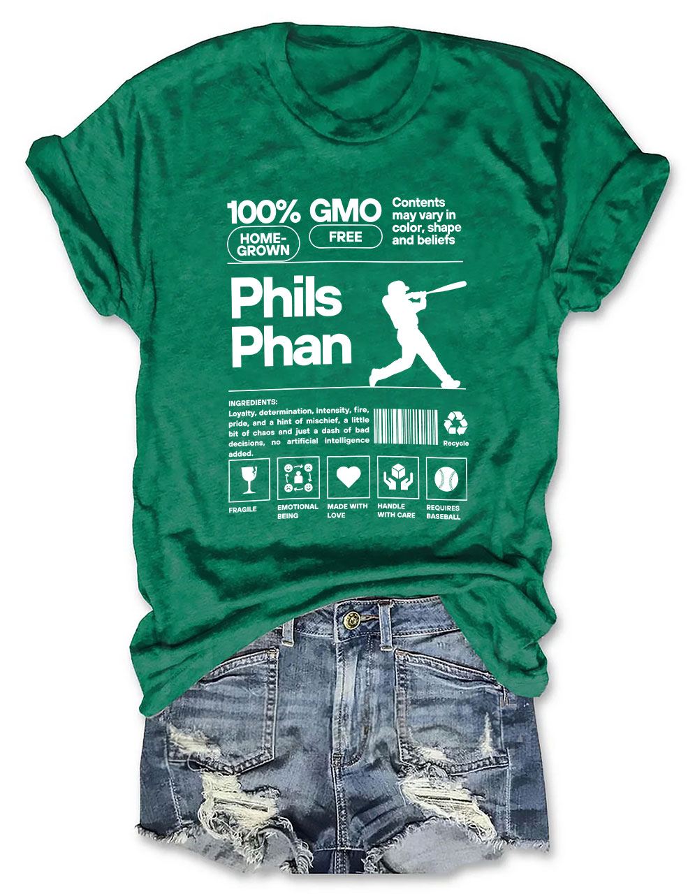 Phillies Phan Baseball T-Shirt