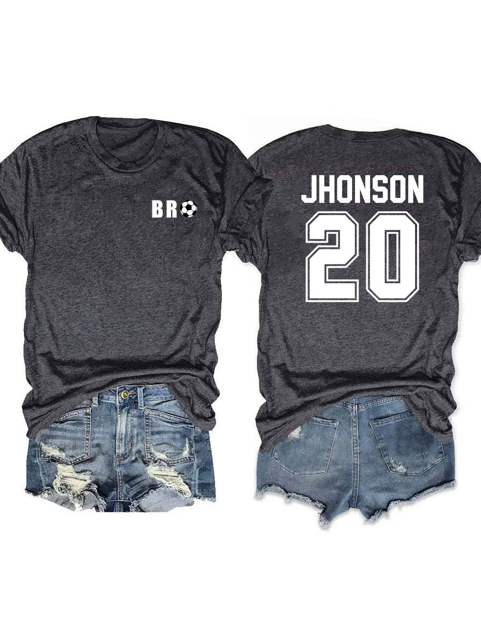 Custom Football Bro T-shirt