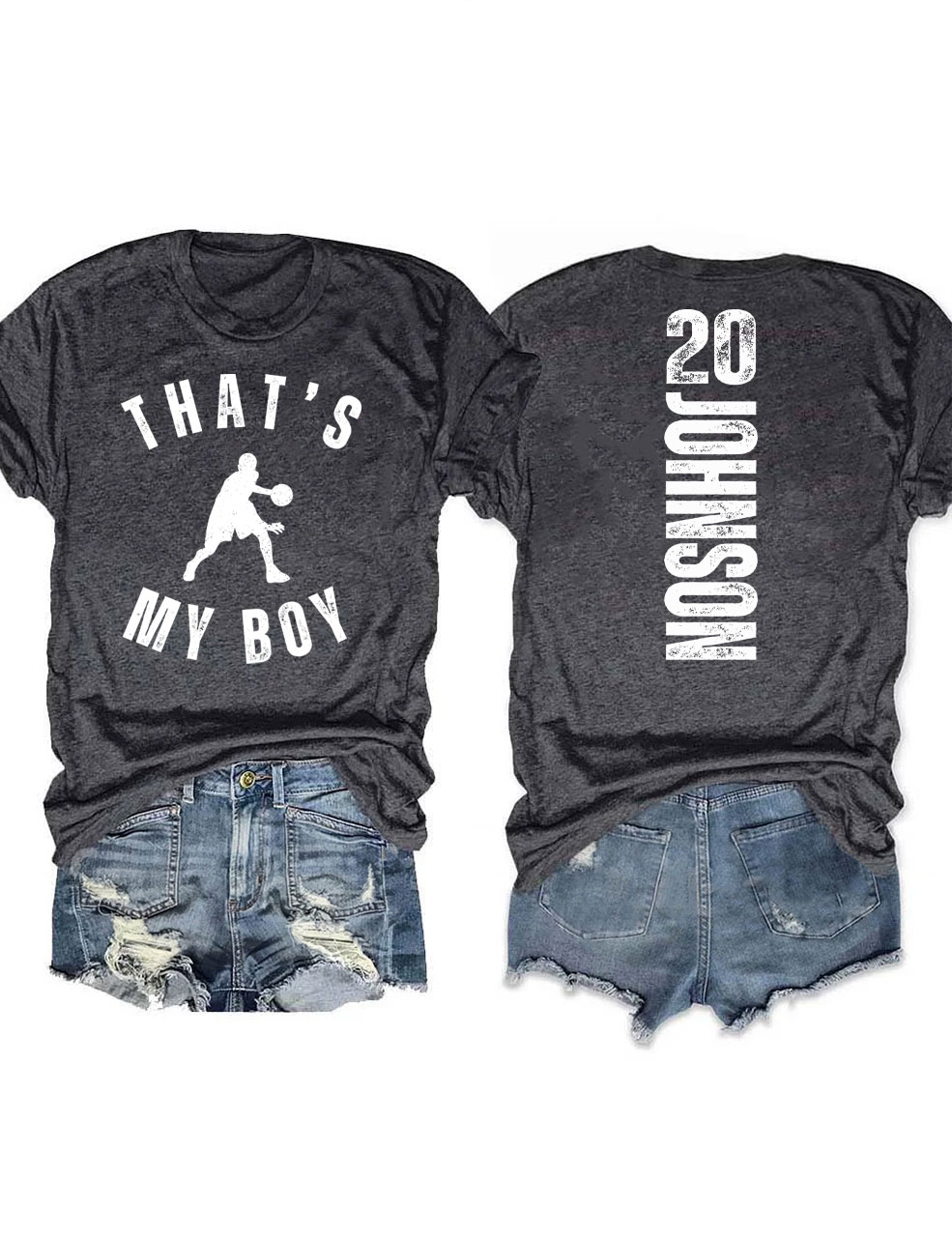 Custom That's My Boy Basketball Mom T-shirt