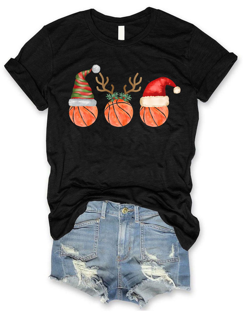Christmas Basketball T-shirt