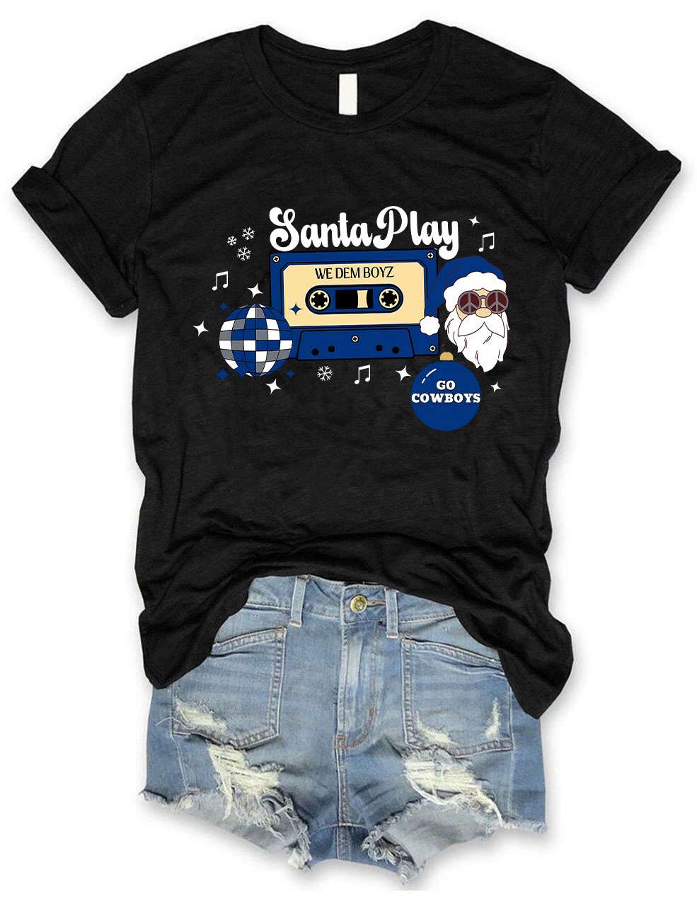 Dallas Cowboys Christmas Football T-Shirt