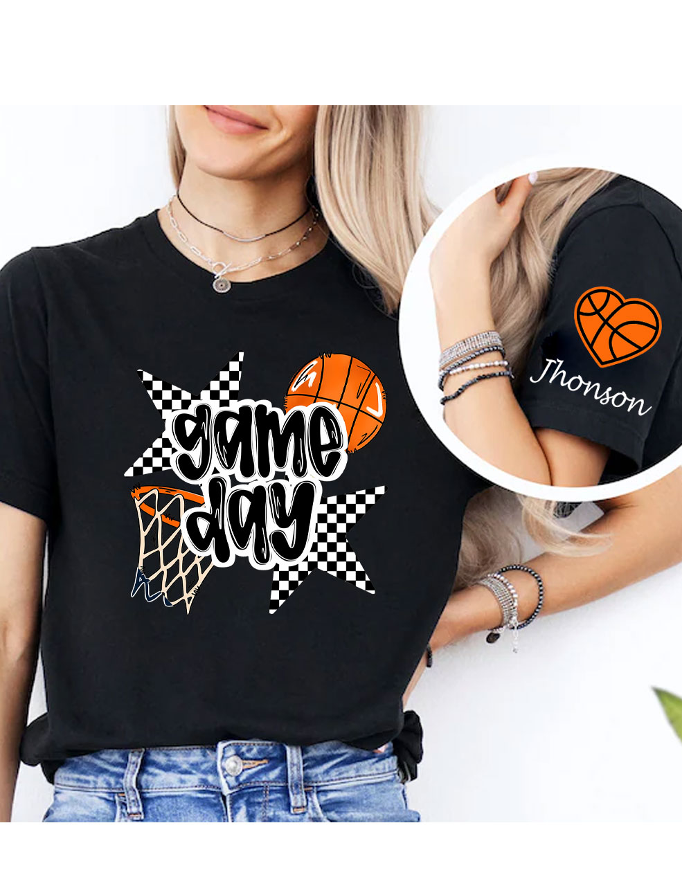 Custom Basketball Game Day T-shirt