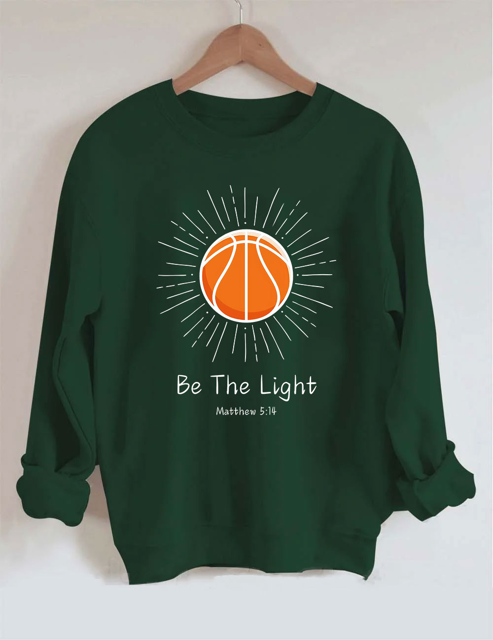 Be The Light Basketball Sweatshirt