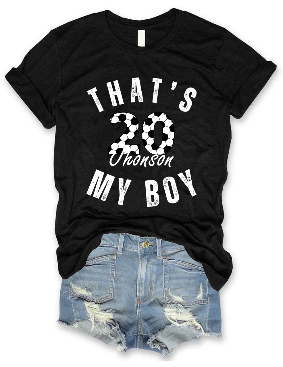 Custom That's My Boy Football T-shirt