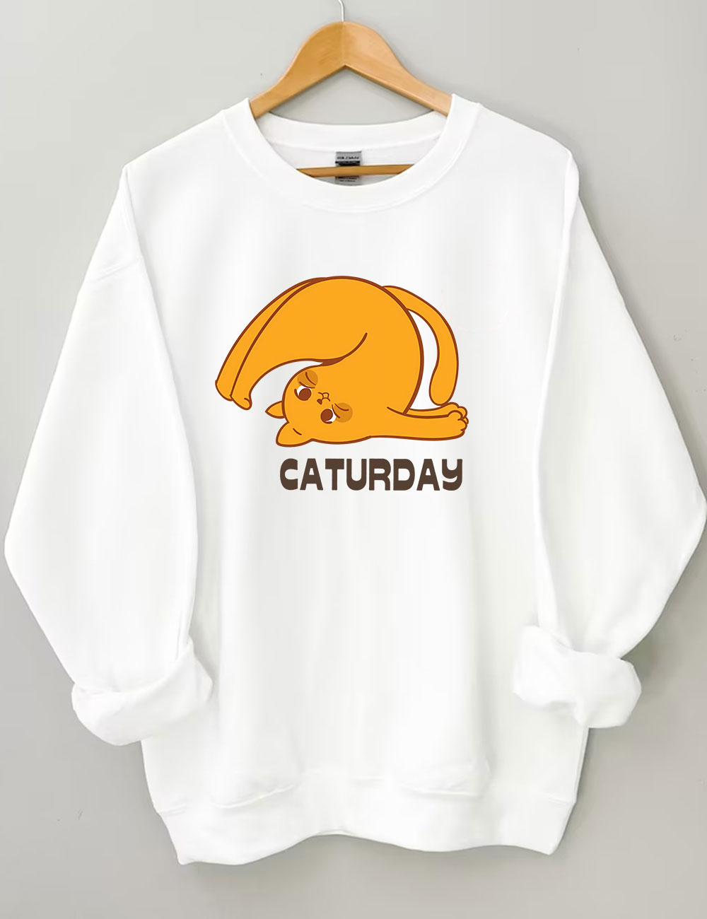 Sport Caturday Funny Cat Sweatshirt