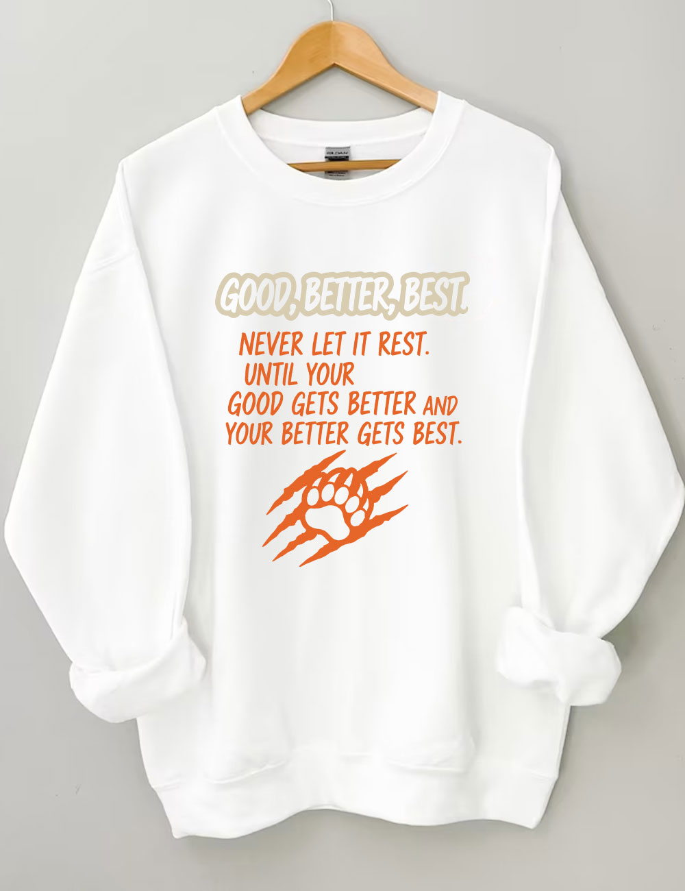 Chicago Football Good Better Best Funny Sweatshirt
