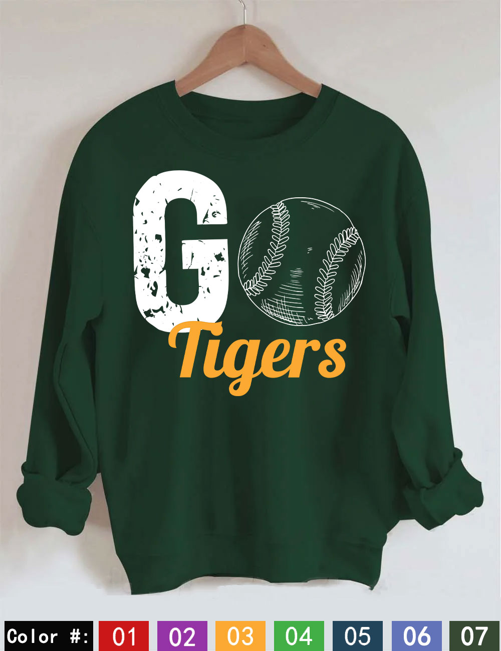 GO Baseball Team Custom Sweatshirt