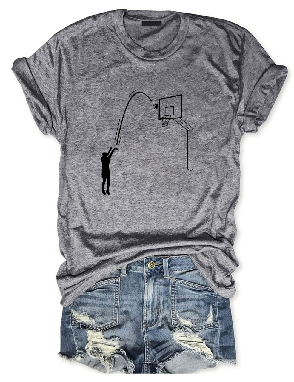 Basketball Jump Shot T-Shirt