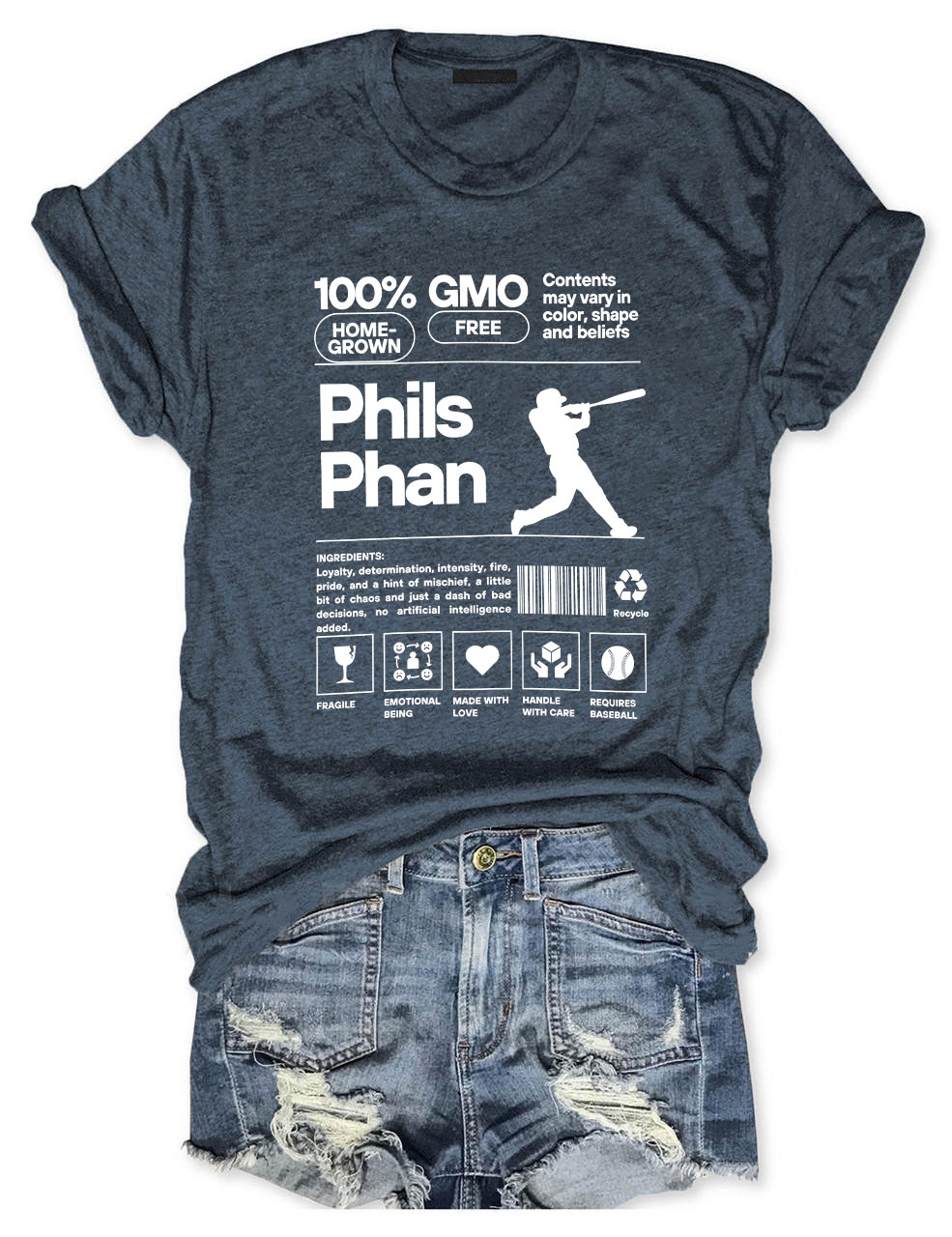 Phillies Phan Baseball T-Shirt