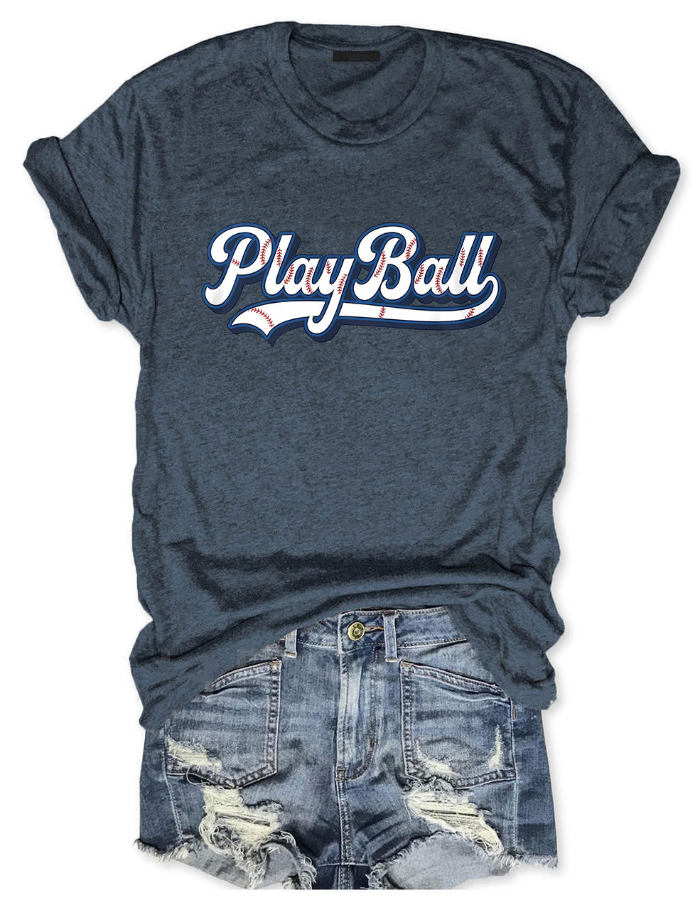 Play Ball Baseball Mom T-Shirt