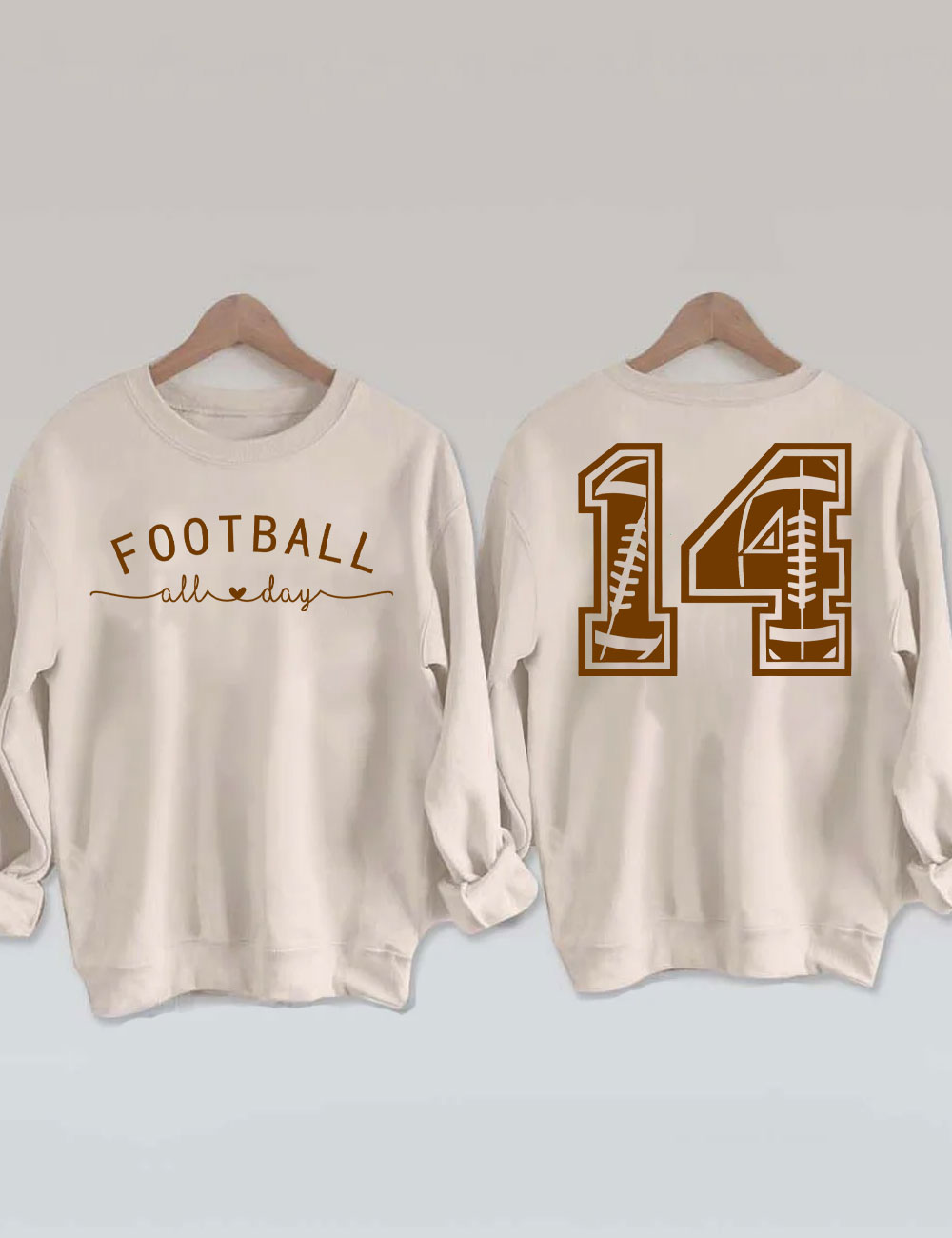 Football All Day Custom Sweatshirt