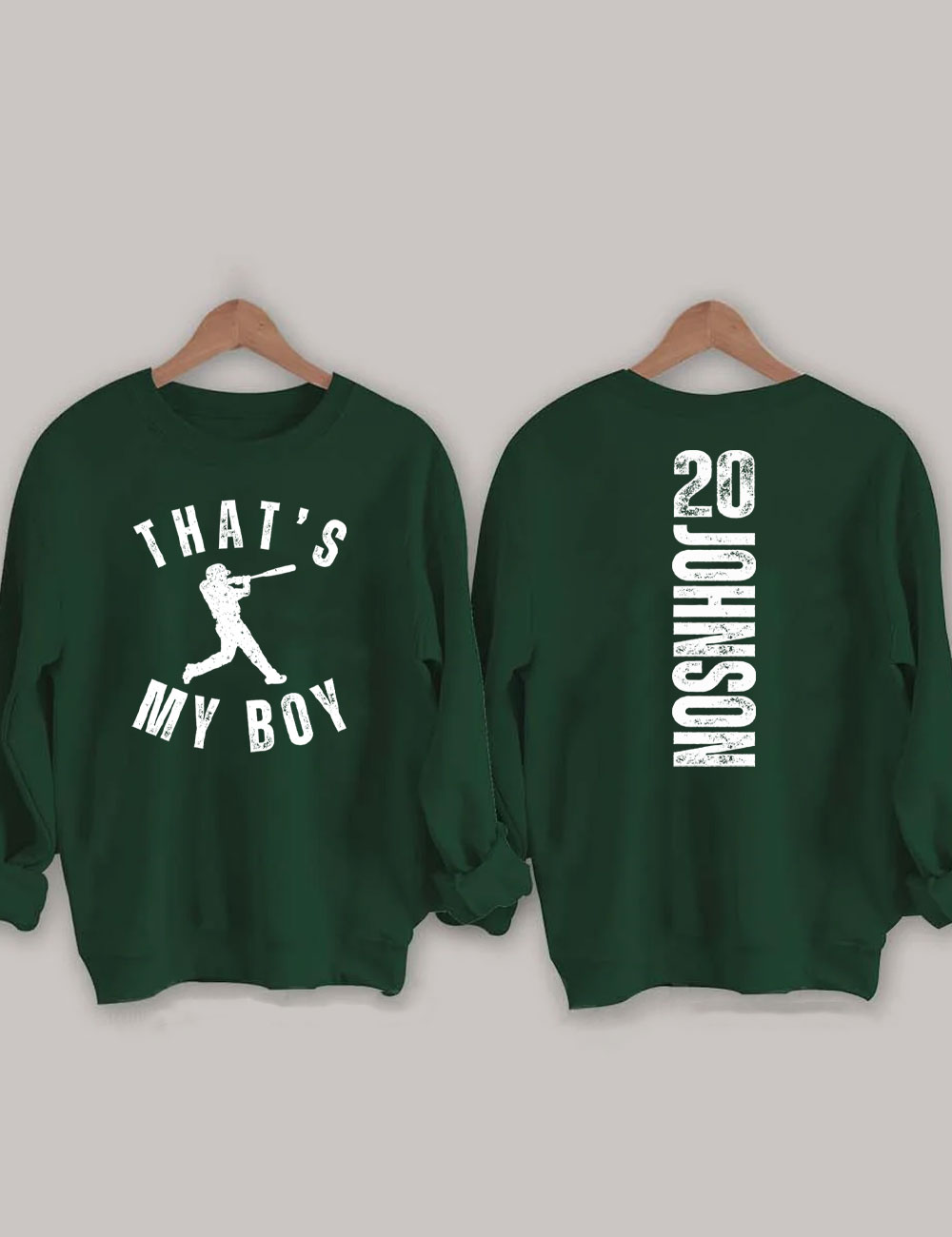 Custom That's My Boy Football Mom Sweatshirt