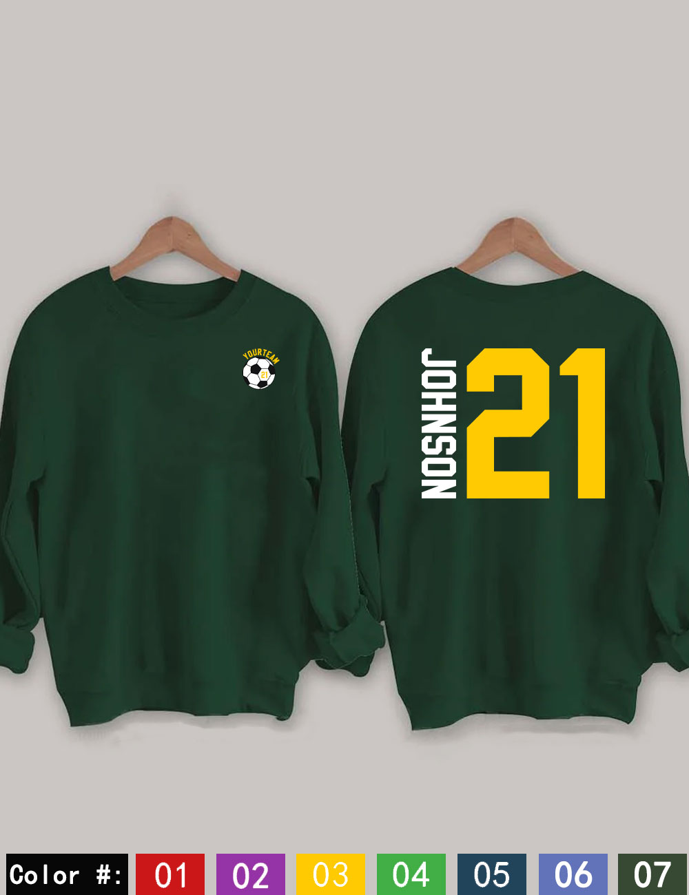 Custom Soccer Sweatshirt