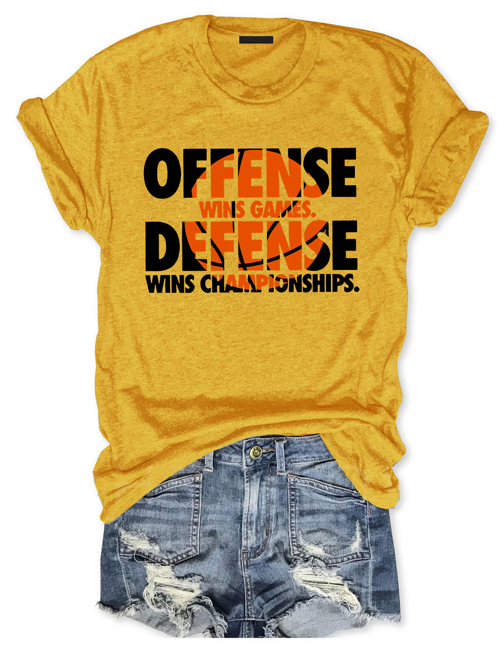 Offense Wins Games Basketball T-shirt