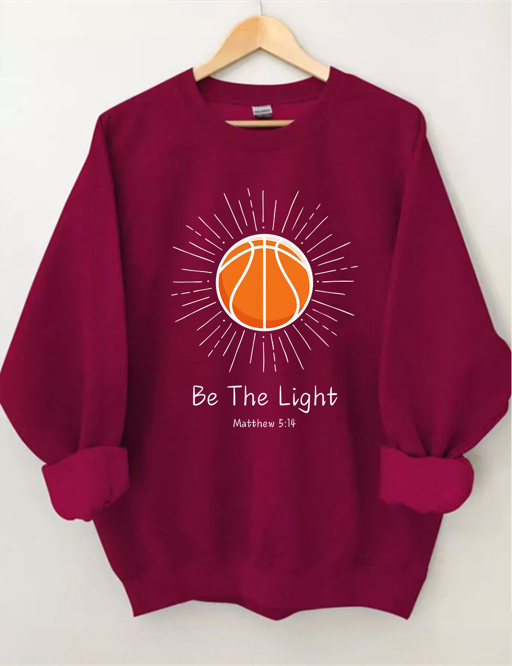 Be The Light Basketball Sweatshirt