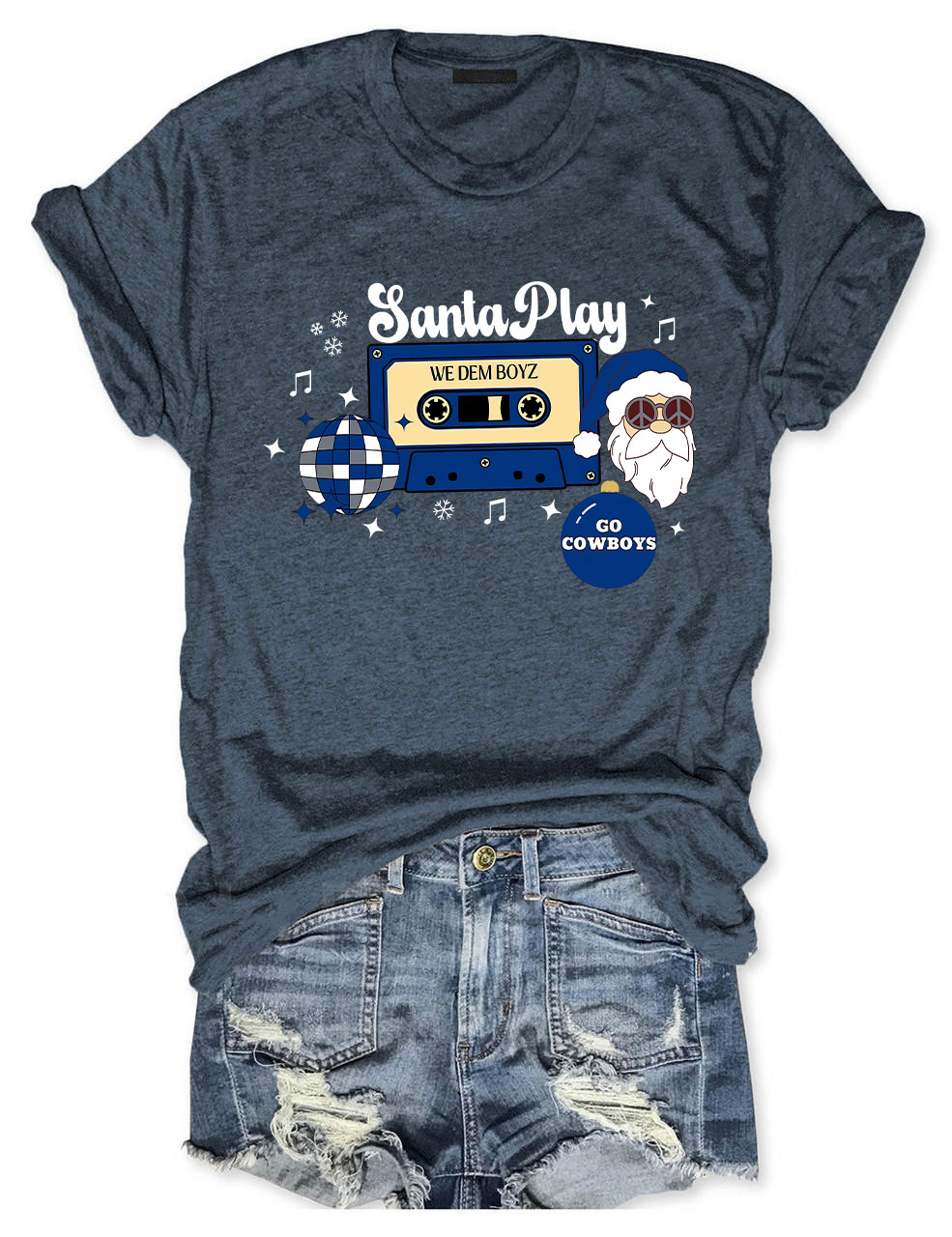 Dallas Cowboys Christmas Football T-Shirt