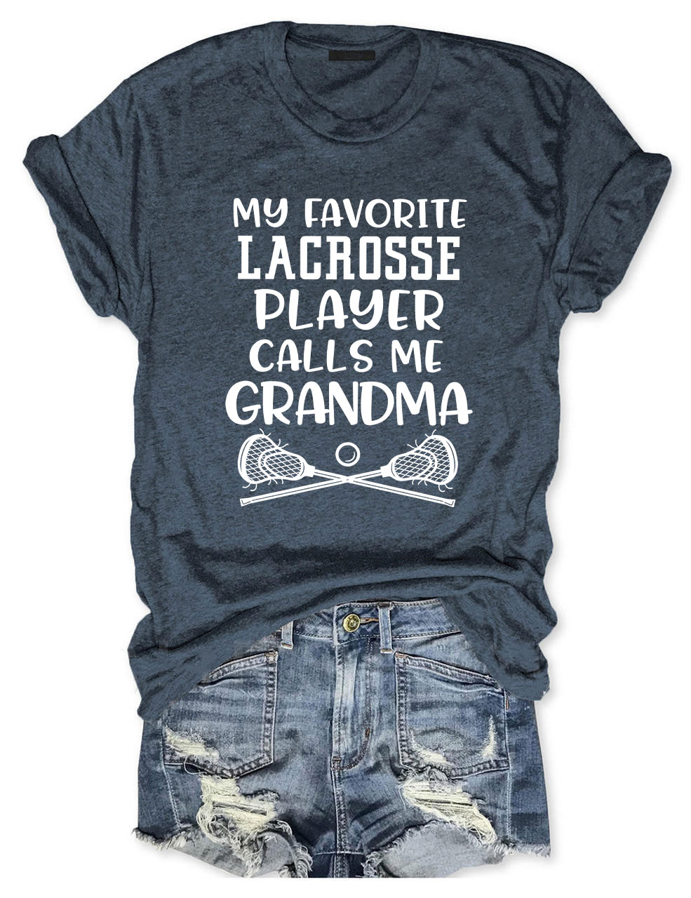 My Favorite Lacrosse Player Calls Me Grandma Grandsons T-shirt