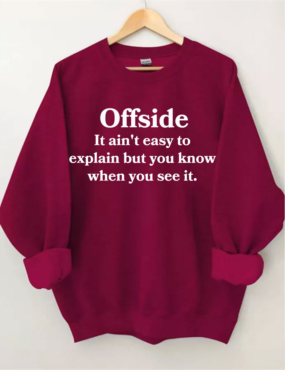 Offside It Ain't Easy To Explain But You Know When You See It Shirts Funny Soccer Sweatshirt