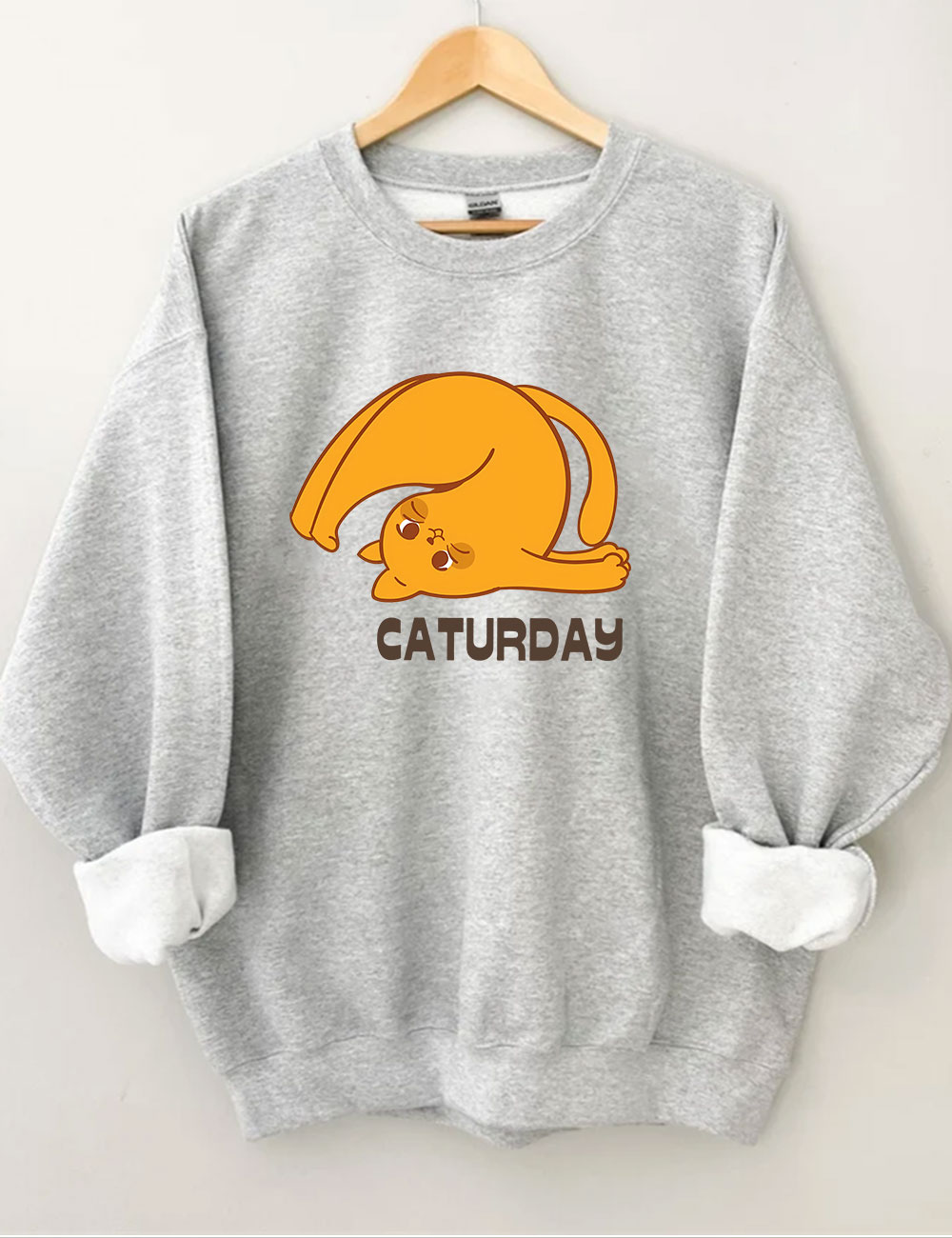 Sport Caturday Funny Cat Sweatshirt