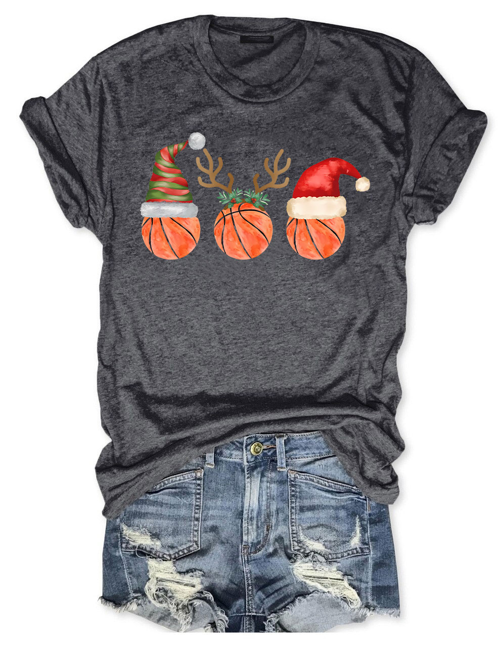 Christmas Basketball T-shirt