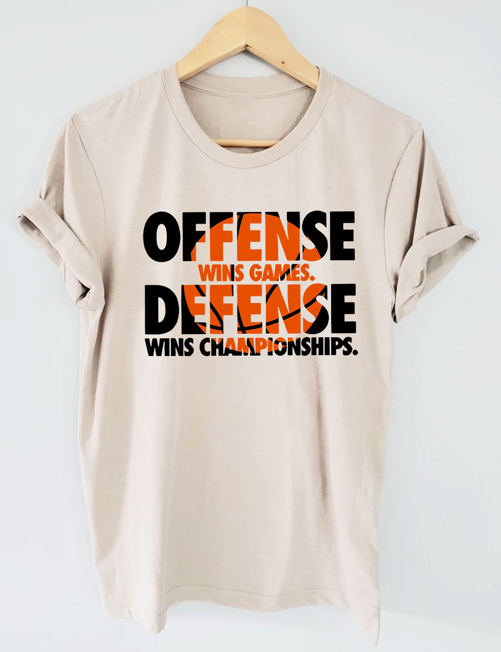 Offense Wins Games Basketball T-shirt
