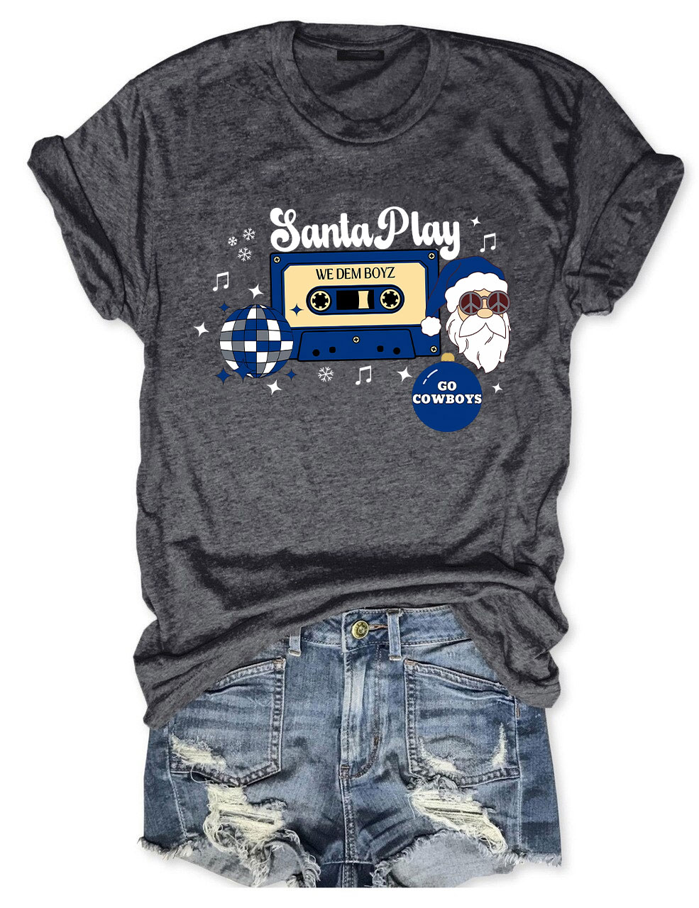 Dallas Cowboys Christmas Football T-Shirt