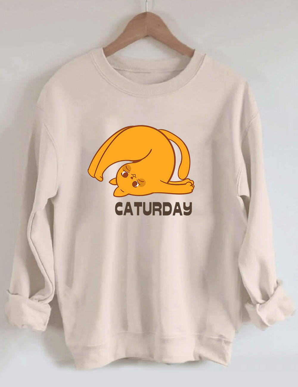 Sport Caturday Funny Cat Sweatshirt